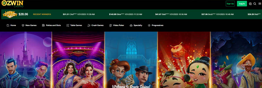 Ozwin online casino NZ