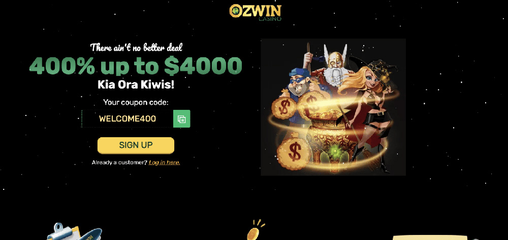 Ozwin Casino Paysafecard Deposits NZ